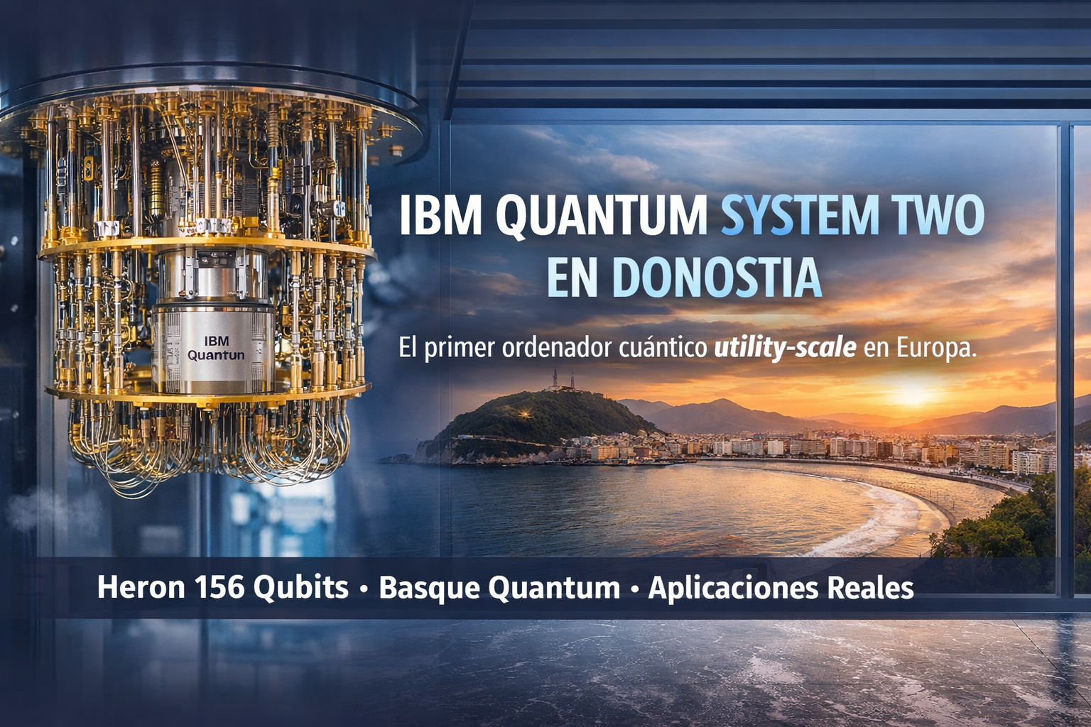 Ordenador cuántico IBM en Donostia